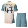 Officiële Voetbalshirt + Korte Broek Manchester City Foden 47 Vierde 2024-25 - Kids